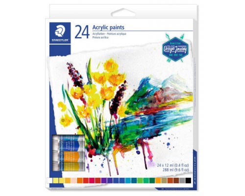 ESTUCHE DE CARTÓN CON 24 TUBOS DE COLORES SURTIDOS STAEDTLER 8500 C24 (Espera 4 dias)